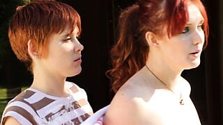 Redhead Girl in lesbian scene – Lily Cade and Veronica are eager to fuck