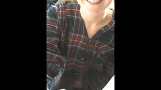 Sweet redhead facial bj